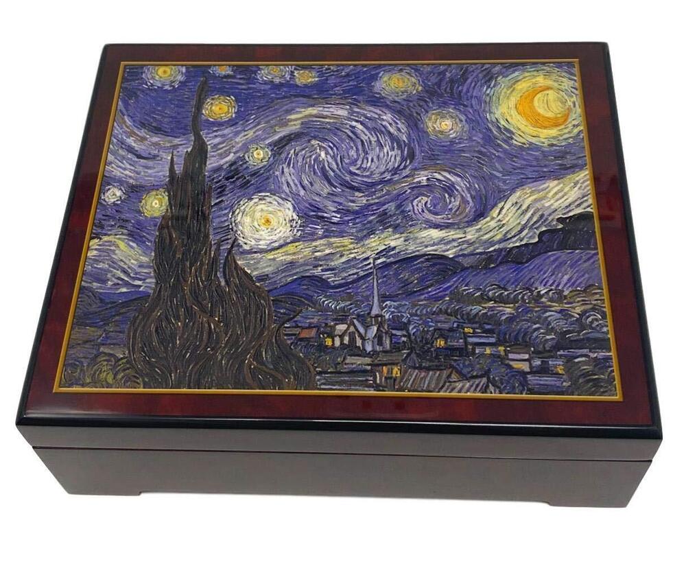 9430 Van Gogh Starry Night Music Box